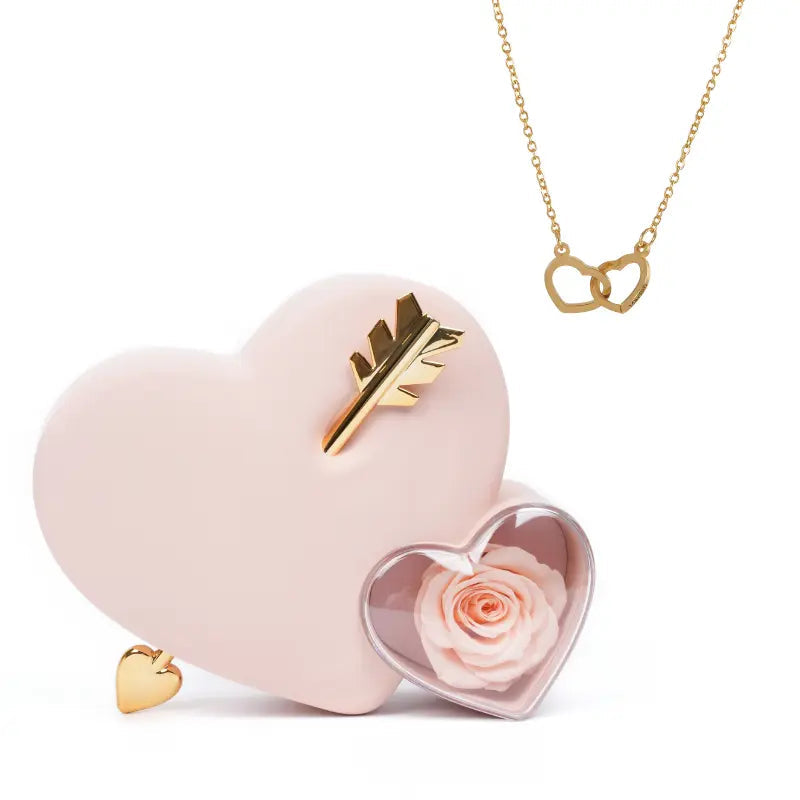 Coffret Rose Éternelle avec Collier